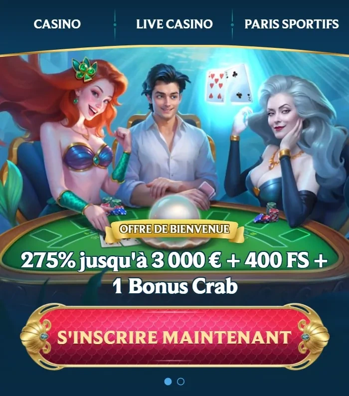 Aquawin casino banner mobile