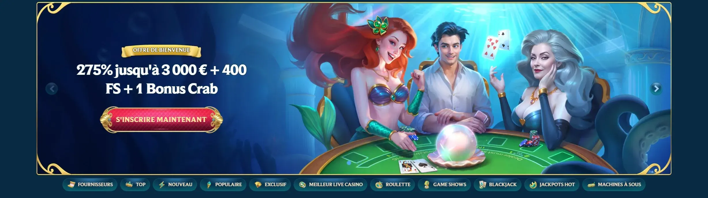 Aquawin casino banner pc